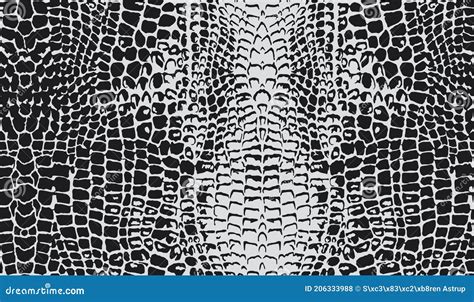 Seamless Alligator Skin Repeat Pattern Stock Vector Illustration Of