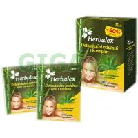 Herbalex detoxik.náplast s konopím 10ks+40%gratis ...