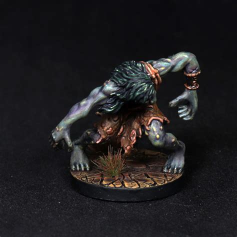 Painted Dandd Zombie Miniature Dnd Ghoul Miniatures Mini Paintings