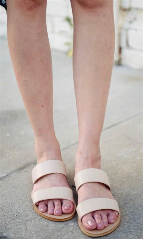 Wardrobemess Basic Sliders Nude Women S Fashion Footwear Flipflops