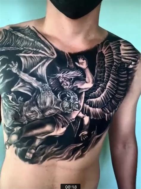 Pin on Tatuajes de demonios y ángeles