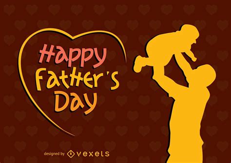 Happy Fathers Day Illustration Vector Download