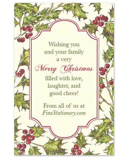 We have an exclusive inspirational business greeting card collection for every occasion and accomplishment. Company christmas greeting- business christmas greeting | tedlillyfanclub