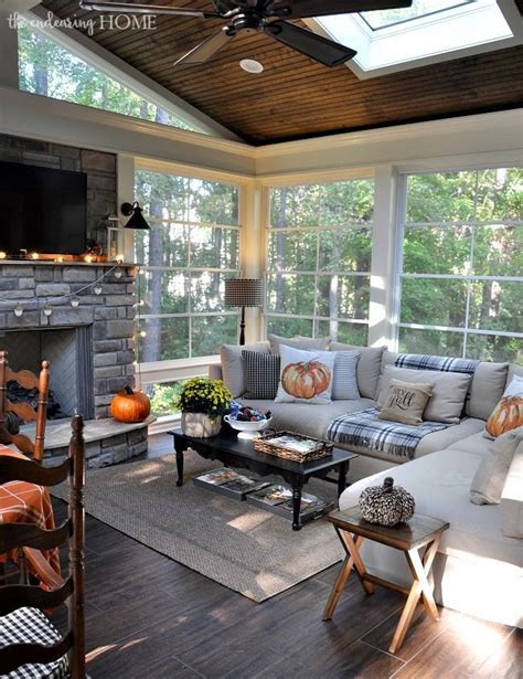 Fall Porch Tour Fall Living Room Autumn Home House Styles