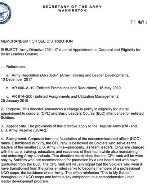 Army Temporary Promotion Policy 2022