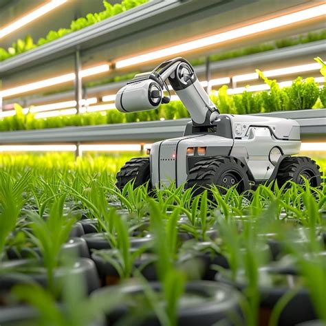 Premium Photo Precision Agriculture Smart Robotic Farmers Illustrate
