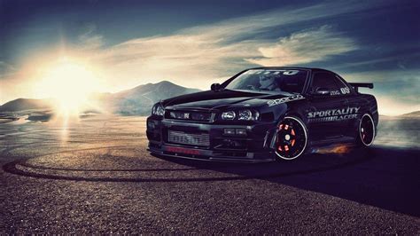 Support us by sharing the content, upvoting wallpapers on the page or sending your own background. Nissan Skyline R34 Wallpapers - Wallpaper Cave
