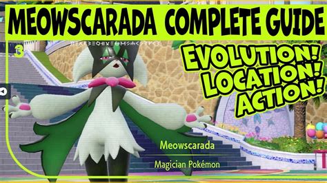 How To Get Meowscarada Best Abilties And Stats Pokemon Scarlet