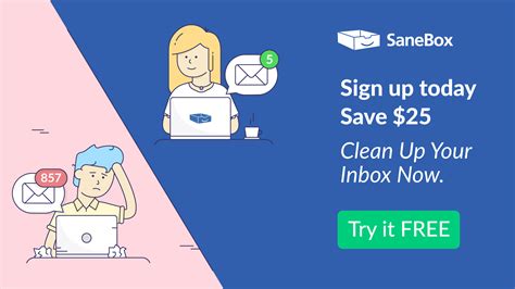 Organize Your Inbox And Never Waste Time On Email Again With Sanebox