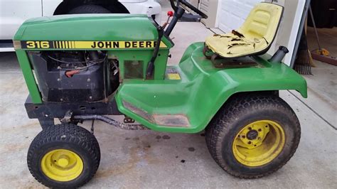 Picked Up A 1984 John Deere 316 Parts Tractor Youtube