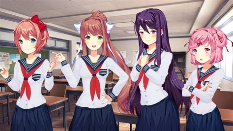 The Dokis In A Different Uniform Ddlc