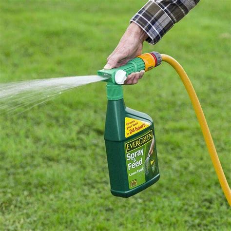 Lawn Feed Grass Fertiliser Food Grow Spray Miracle Gro Evergreen Liquid