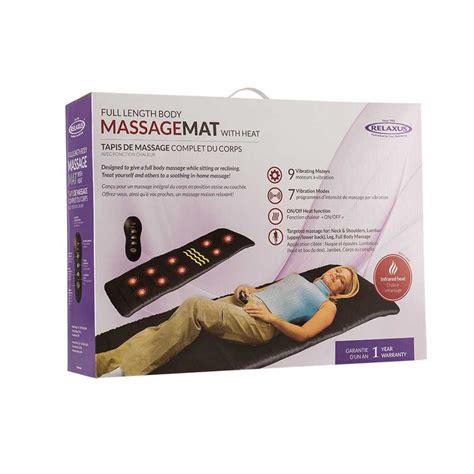 Full Body Massage Mat With Heat — Relaxus Professional