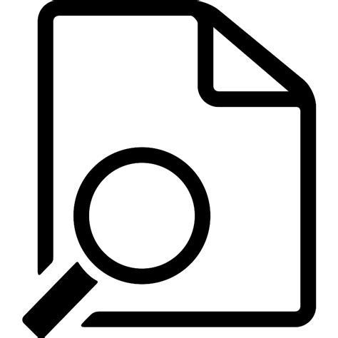 Document Searching Vector Svg Icon Svg Repo