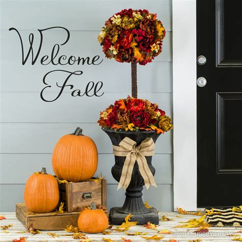 Welcome Fall Into Your Home With This Beautiful Topiary