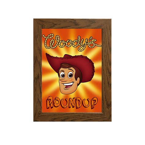 Woodys Roundup Framed Poster Replicapropstore