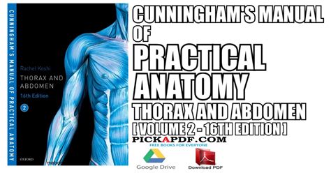 cunningham s manual of practical anatomy vol 2 16th edition pdf free download