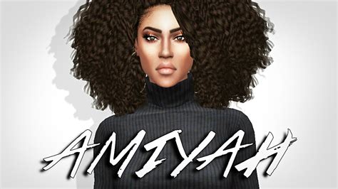 Curly Black Hair Cc Sims 4