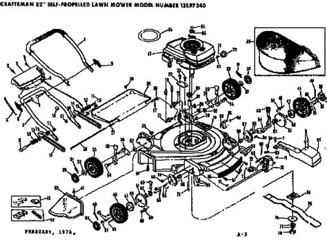 Craftsman Self Propelled Lawn Mower Parts Diagram Heat Exchanger