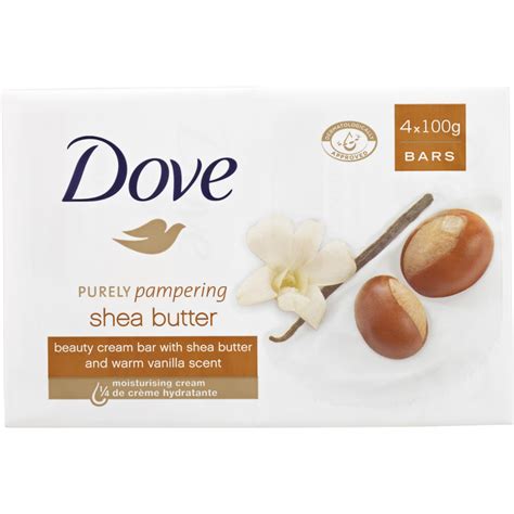 Dove Soap Beauty Bar Shea Butter 400g Big W