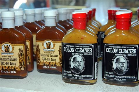 Maybe you would like to learn more about one of these? Hot Sauce... with funny names | Flickr - Photo Sharing!
