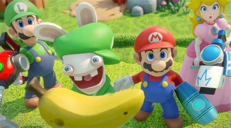 Mario Rabbids Kingdom Battle Un Nuovo Trailer Presenta Rabbid Luigi