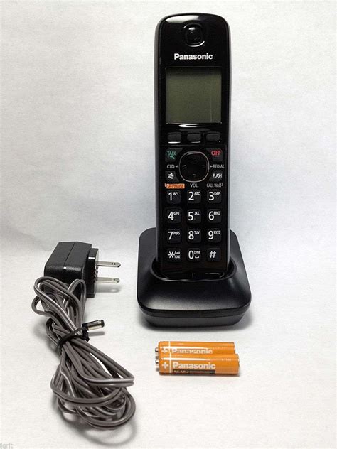 Panasonic Kx Tga660 B Handset Wremote Charging Base Psu Cordless