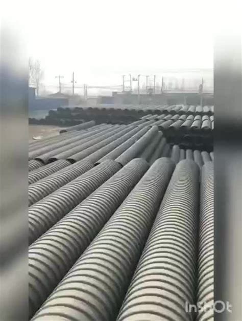 Large Diameter Hdpe Corrugated Drainage Pipe For Slide Plastic Road