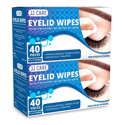 Buy Jj Care Eyelid Wipes Box Of 80 Eyelid Cleansing Wipes