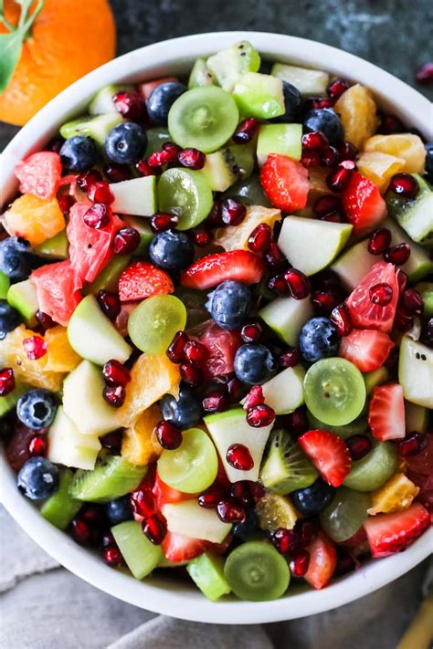This Easy Fruit Salad Is Bright Fresh And Delicious A Wonderful