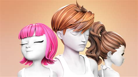 3d Toon Hair