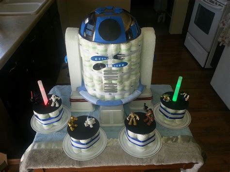 Star Wars Diaper Cake Personal Creation Star Wars Baby Shower Diaper