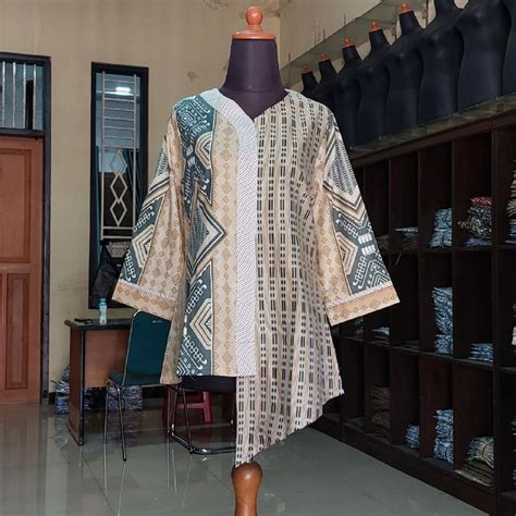 Baju Batik Wanita Modern Pakaian Kerja Winih Batiks M L XL XXL XXXL
