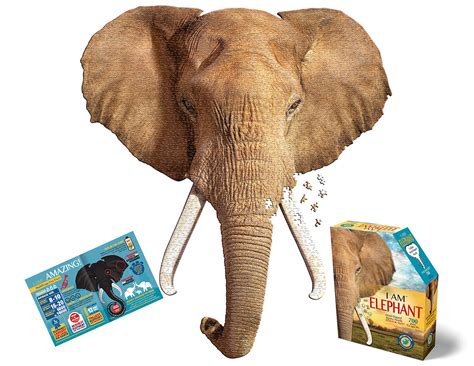 I Am Elephant 700 Pieces Madd Capp Games And Puzzles Puzzle Warehouse