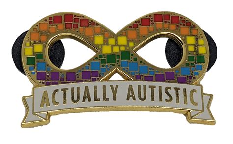 Buy Actually Autistic Autism Pride Rainbow Infinity Symbol Celebrate