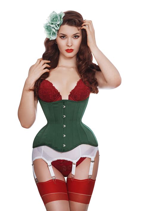 Corset Underbust Extreme Green Rebel Madness