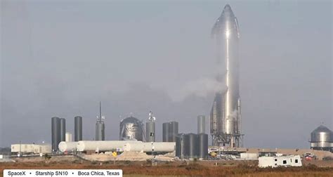 Starship sn10 joins sn9 on the suborbital launch pad, waiting to begin its test campaign. SpaceX провела повторные огневые испытания Starship SN10 ...