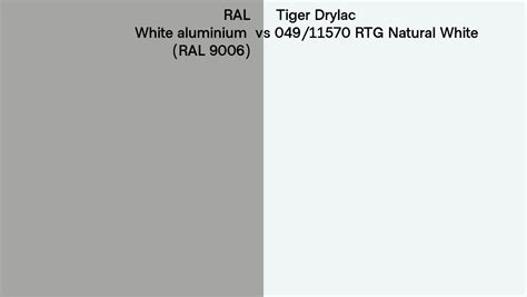 Ral White Aluminium Ral Vs Tiger Drylac Rtg Natural