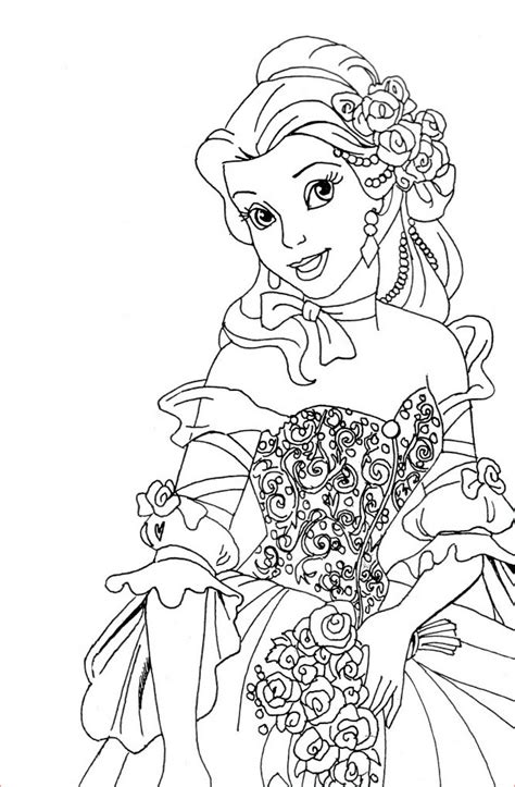 Dessins de filles a imprimer gartuitement. 13 Minimaliste Coloriage Princesse A Imprimer Collection - COLORIAGE