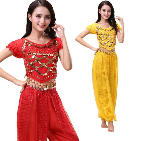 2pcs Adult Belly Dance Costume Bollywood Costume Indian Bellydance
