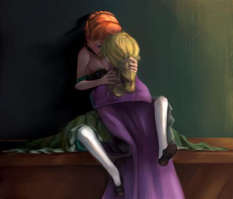 Elsa And Anna Frozen Drawn By Tin994 Danbooru