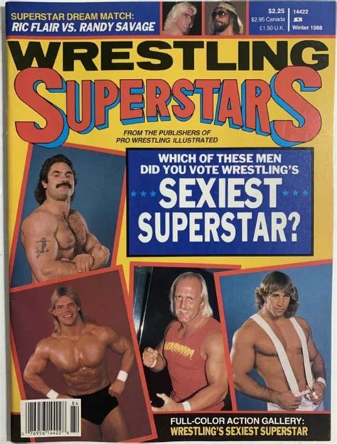 HULK HOGAN SEXIEST Wrestling Superstars Magazine WINTER 1988 Wwf W