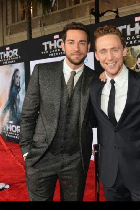 Zachary Levi And Tom Hiddleston ♥ Thomas William Hiddleston Tom Hiddleston Loki Zachary Levi