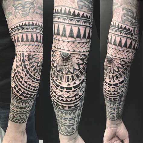 top 100 polynesian elbow tattoo