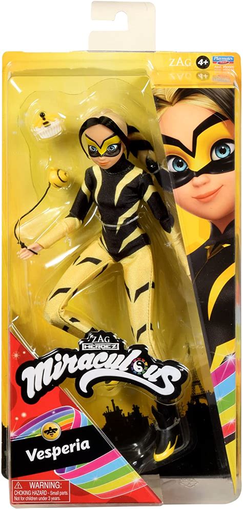 miraculous laybug vesperia doll from playmates zoé lee