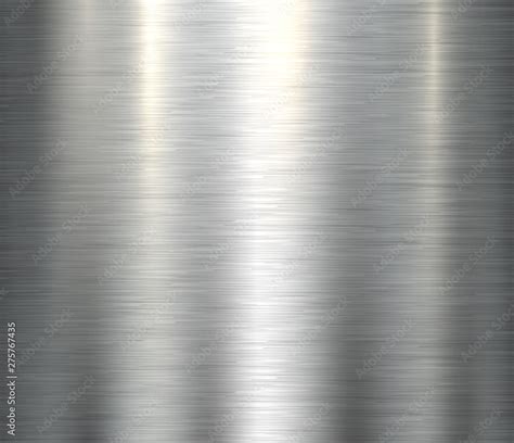Polished Metallic Steel Texture Vector Brushed Metal Texture Stock