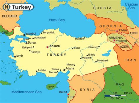 Turkije Kaart Turkije Kaart En Vlag Illustratie Stock Illustratie