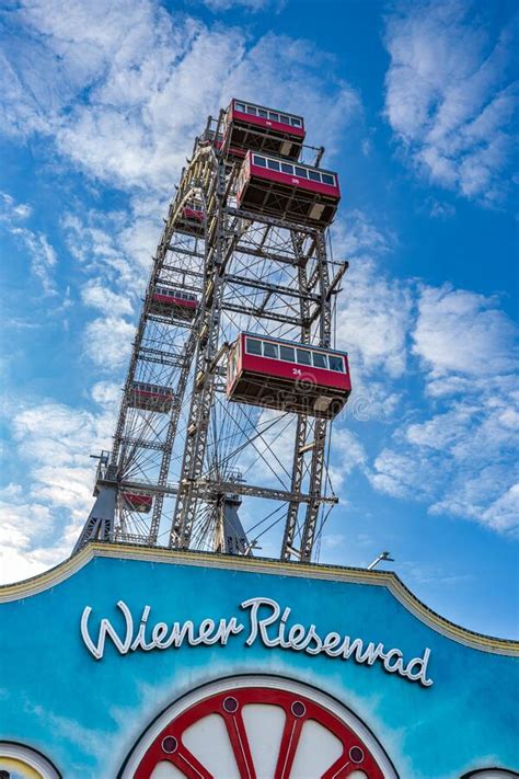 The Wiener Riesenrad Or The Viennese Giant Ferris Wheel Editorial