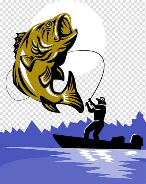 Man Fishing Bass Fishing Fishing Rod Fly Fishing Fishing Rods Transparent Background Png