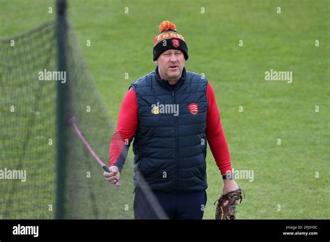 Essex Ccc Head Coach Anthony Mcgrath During Kent Ccc Vs Essex Ccc Friendly Match Cricket At The